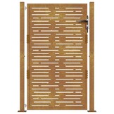 vidaXL Poort 105x130 cm Cortenstaal | Nu 59% Korting