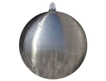 vidaXL Tuinfontein RVS met LED's (40cm) - 65% Korting!