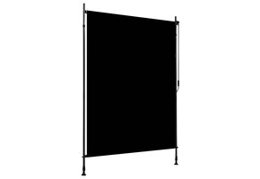 vidaXL Rolgordijn Buiten 150x270 cm Antraciet | 40% Korting
