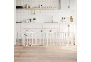 vidaXL Hondenhek 300cm Wit - 77% Korting!