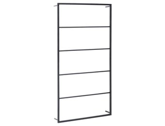 vidaXL Handdoekenrek Staal Zwart - 46% Korting!