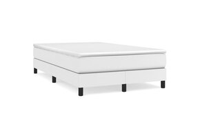 vidaXL Bedframe Kunstleer Wit 120x200 cm - 59% Korting!