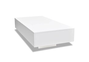 vidaXL Salontafel Hoogglans Wit - 51% Korting