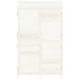 vidaXL Tuinschuur Vurenhout Wit (61% Korting) - Compact & Functioneel