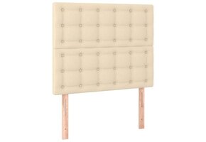 vidaXL Hoofdborden crèmekleurig (2 stuks) - 46% korting!