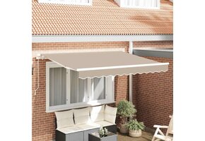vidaXL Vervangingsdoek Zonnescherm Beige 300x250cm - 51% Korting!