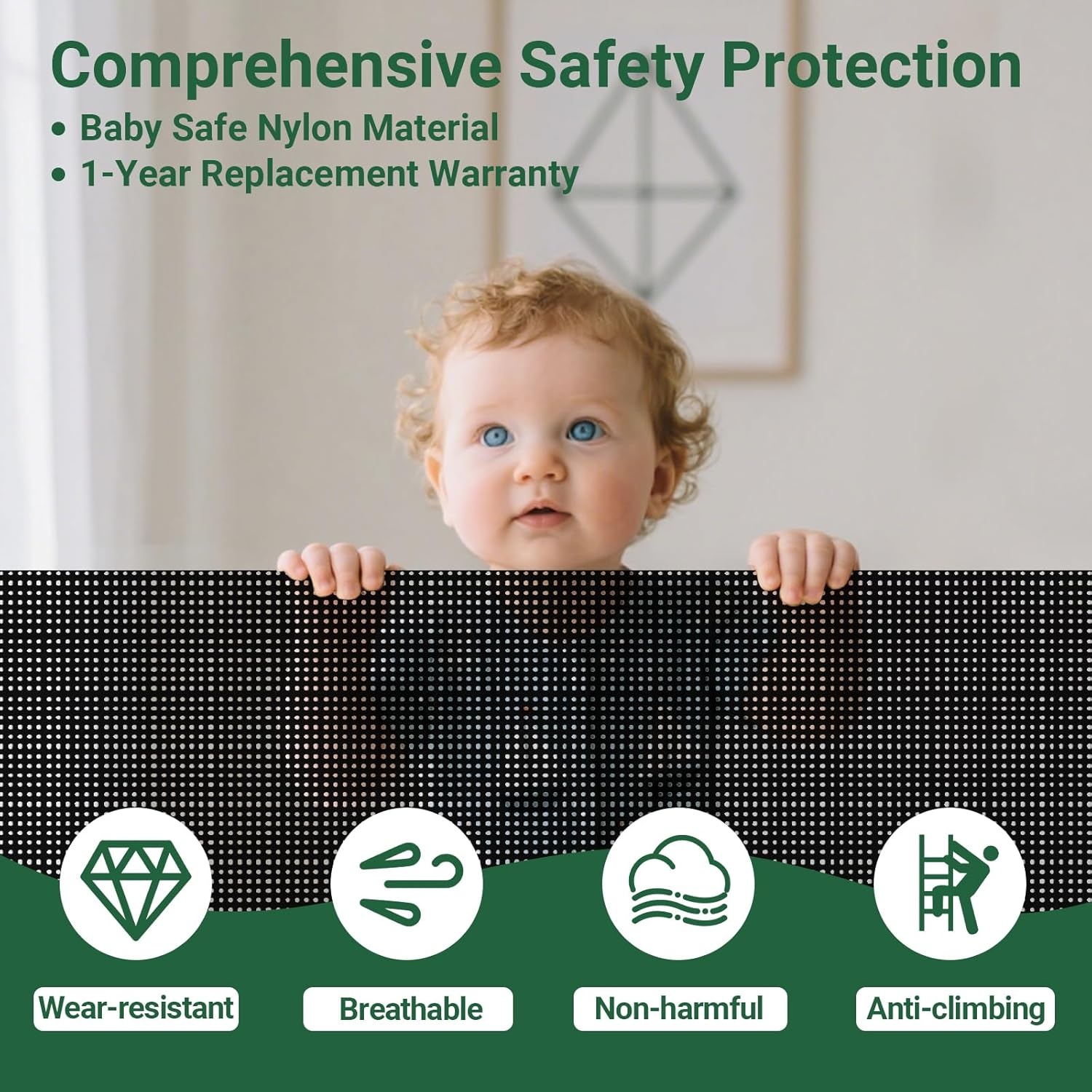 Ycozy Intrekbaar Veiligheidshek 140cm - 41% Korting! Kinderen & Honden