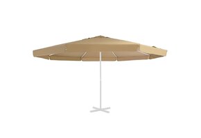 vidaXL Parasol Vervangingsdoek 500cm Taupe - 46% Korting!
