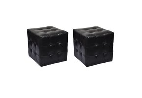 vidaXL Kubuskrukken (2 stuks) - Zwart - 46% Korting