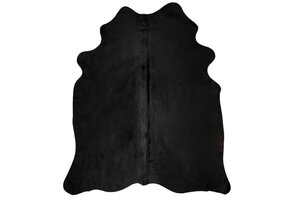 vidaXL Koeienhuid Vloerkleed 180x220 cm Zwart - 46% Korting!