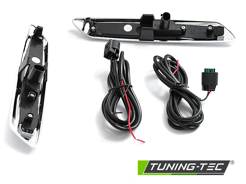Zijkant knipperlichten BMW F10/F11 10-13 ZILVER SMOKE