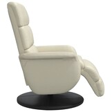 vidaXL Fauteuil met Voetensteun | 51% Korting | Kunstleer Crème