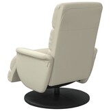 vidaXL Fauteuil met Voetensteun | 51% Korting | Kunstleer Crème