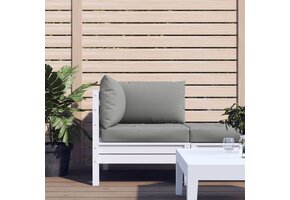 vidaXL Palletkussens Grijs (Oxford stof) - 56% Korting!