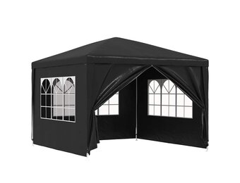 vidaXL Partytent 3x3 m antracietkleurig