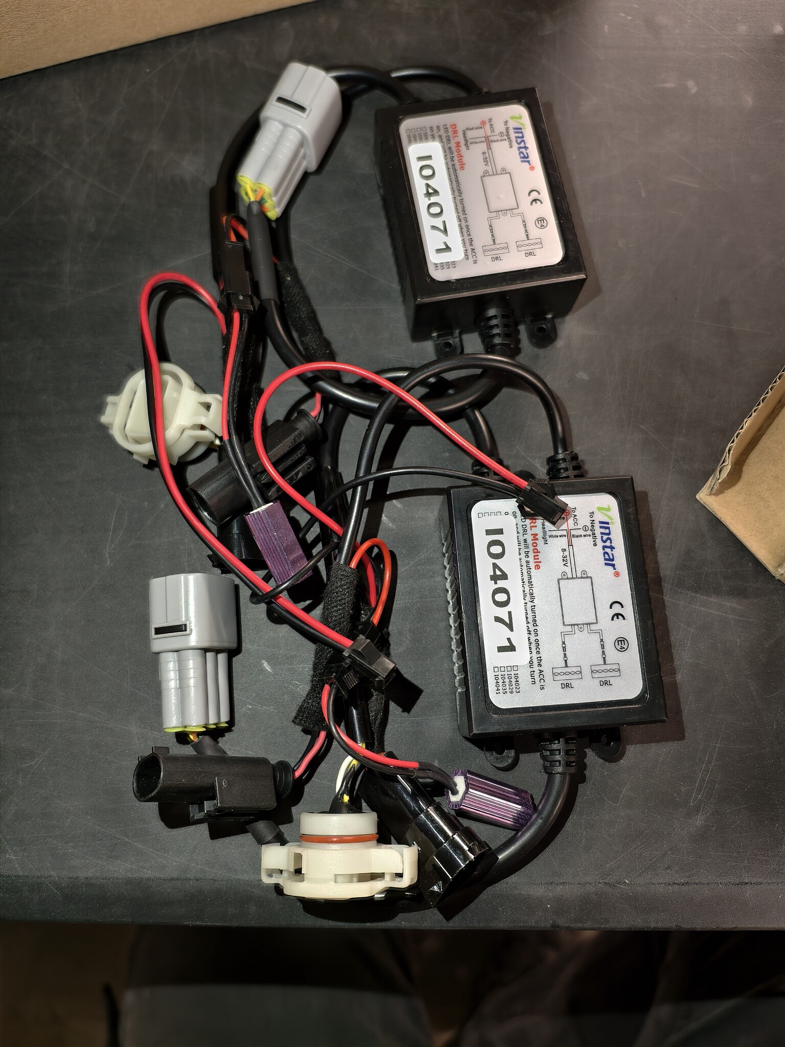 Mistlampen BMW MINI COOPER F55 / F56 / F54 / F57 - ZWART LED DRL