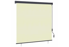 vidaXL Rolgordijn Buiten Crème 160x250cm - 61% Korting!