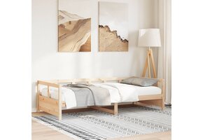 vidaXL Slaapbank 90x200cm Grenenhout - 74% Korting!