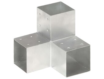 vidaXL Paalverbinding Y-vorm 101x101mm Gegalvaniseerd Metaal - 61% Korting!