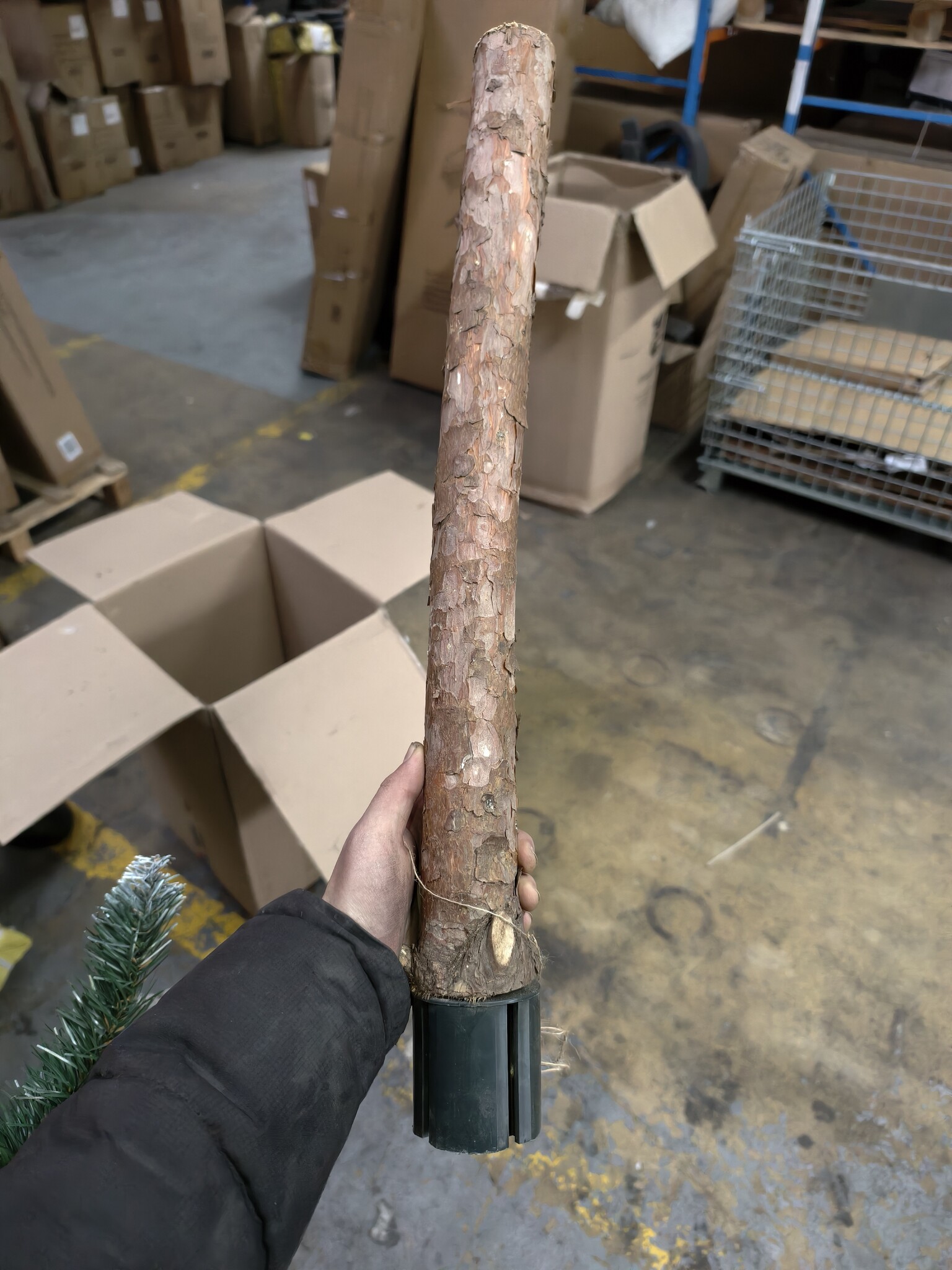 Kunstkerstboom 180cm op stam - Sneeuw & Glitter - 0% korting