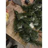 Kunstkerstboom 180cm op stam - Sneeuw & Glitter - 0% korting