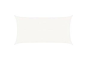 vidaXL Zonnezeil 3x6m HDPE Wit - 40% Korting