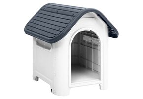 VidaXL Hondenhok 59x75x66 cm Grijs - 40% Korting!