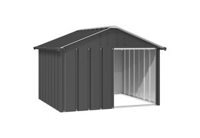 VidaXL Hondenhok Antraciet (40% Korting) - 116,5x103x81,5 cm