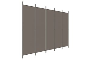 vidaXL Kamerscherm 5 Panel Antraciet (55% KORTING)