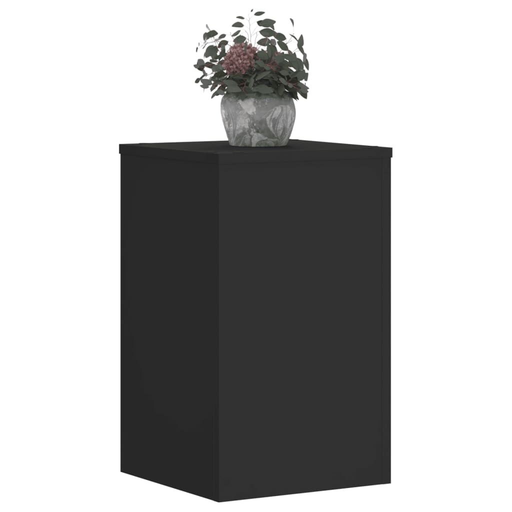 vidaXL Plantenstandaards 2 st. 30x30x50cm Zwart - 40% Korting!