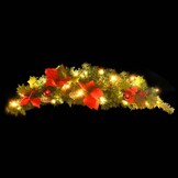 vidaXL Kerstboog met LED 90cm PVC Groen - Nu met 65% Korting!