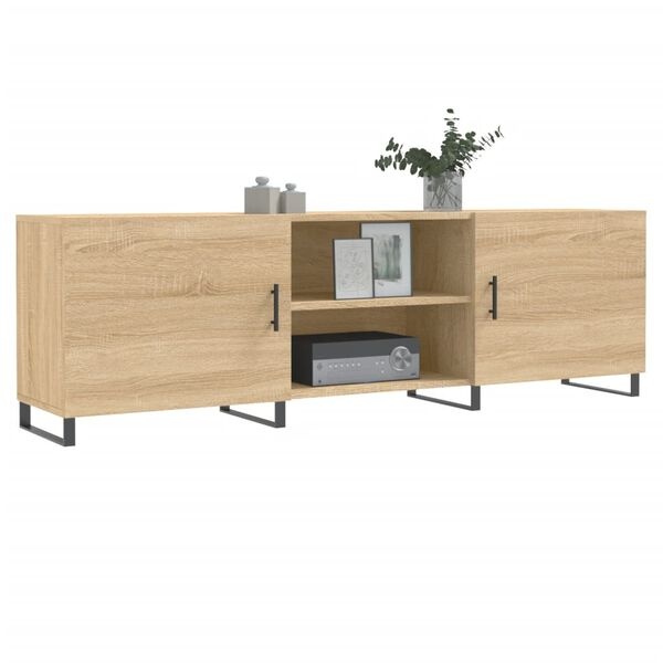 vidaXL TV-meubel 150x30x50 cm | 40% Korting | Bewerkt Hout Sonoma Eiken