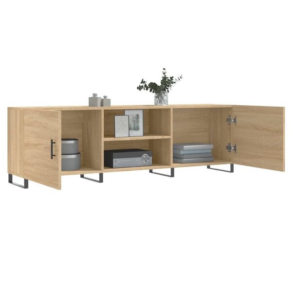 vidaXL TV-meubel 150x30x50 cm | 40% Korting | Bewerkt Hout Sonoma Eiken