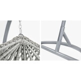 Hangstoel Ei Stoel Grijs (64% Korting) - Nu met 64% Korting!