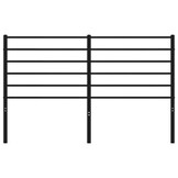 vidaXL Hoofdbord Metaal Zwart 140cm - 51% Korting!
