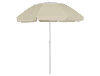 VidaXL Strandparasol 300 cm Zandgeel - 65% Korting!