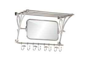 vidaXL Bagagerek met Kleerhangers & Spiegel - 53% Korting