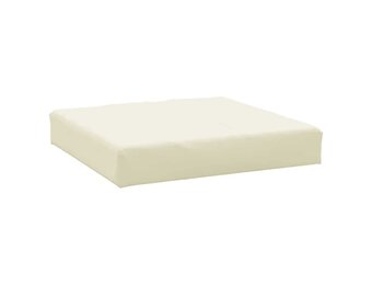 vidaXL Palletkussen Crème 60x60x8 cm - 56% Korting!