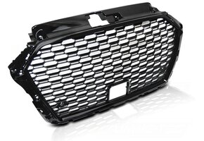 AUDI A3 (8V) RS3 Stijl Grille - Glanzend Zwart (55% Korting)