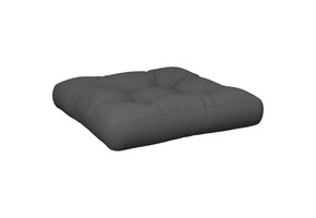 vidaXL Palletkussen Grijs - 50x50x12 cm - 57% Korting