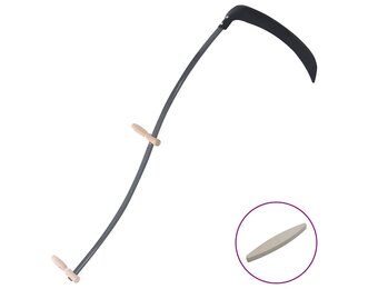 vidaXL Zeis met Slijpsteen - 145 cm - 60% Korting!