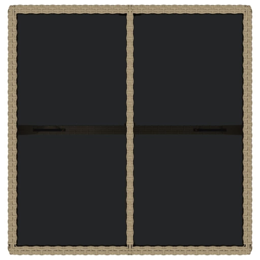 vidaXL Tuintafel 109x107x74 cm Beige - Met 76% Korting!