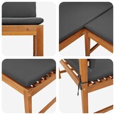 vidaXL Tuinhoekbank Bruin | Massief Acaciahout | 68% Korting