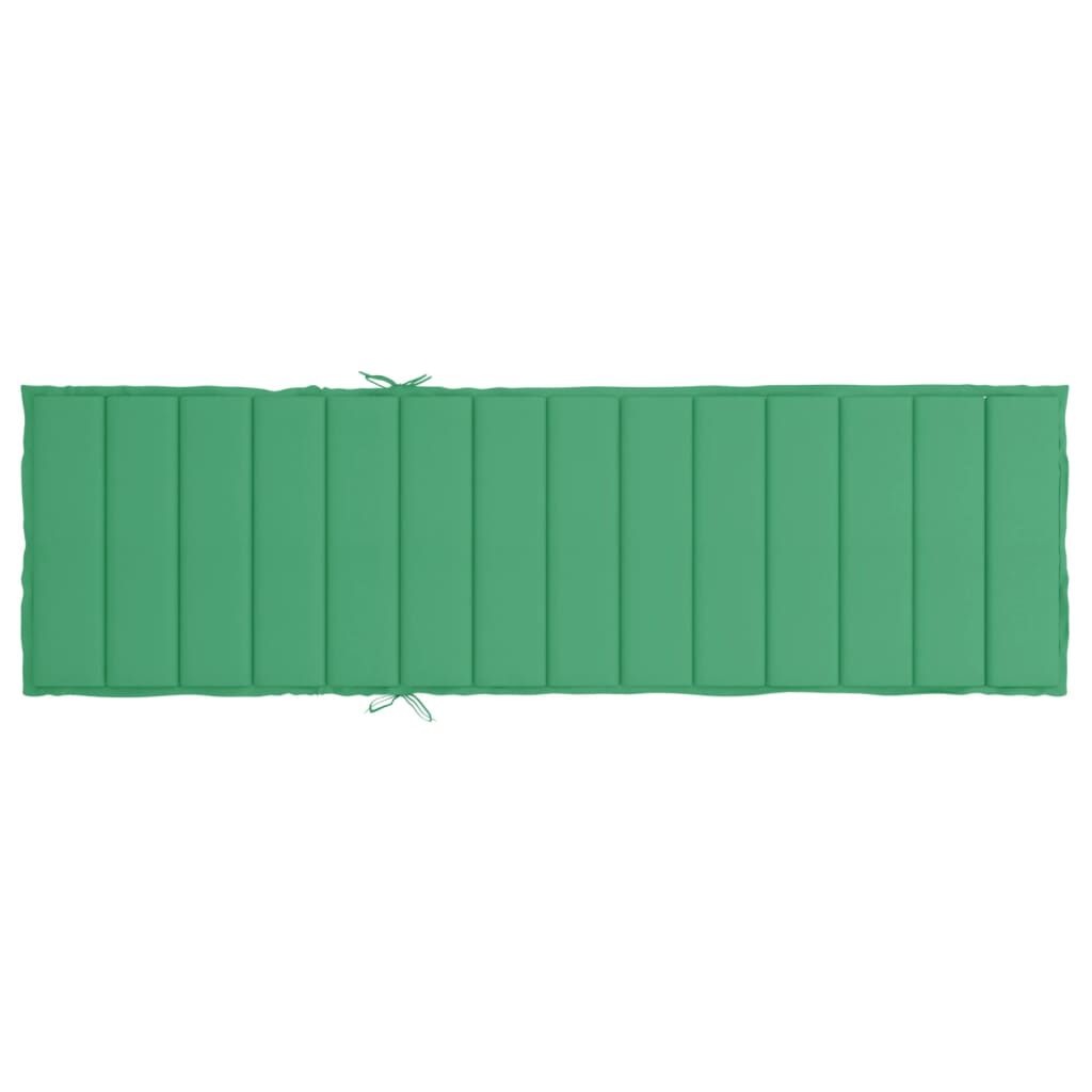 vidaXL Ligbedkussen Oxford Groen 200x60x3 cm - 56% Korting!