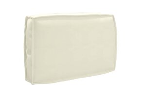 Palletkussen Rugleuning Crème - 60x40 cm (Oxford stof) - Outlet 79%
