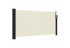 vidaXL Uittrekbaar Windscherm Crème - 100x500cm | 64% Korting