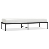 vidaXL Bedframe Metaal Zwart 75x190 cm - 55% Korting!
