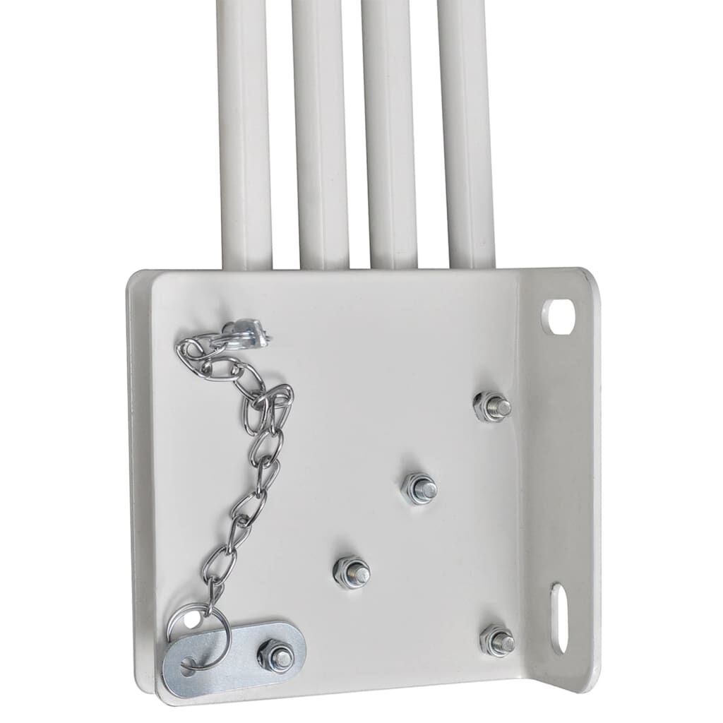 VidaXL Balkonscherm Inklapbaar 140x140 cm Crème - 47% Korting!