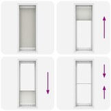 vidaXL Plisségordijn 75x200 cm Lichtgrijs - Nu met 42% Korting!