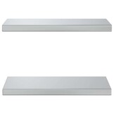 vidaXL Wandschappen RVS (2 stuks) - 71% KORTING!